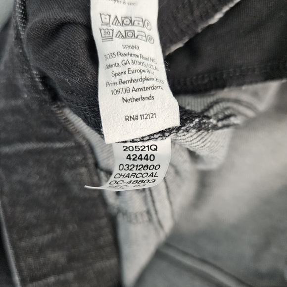 SPANX 20521Q Wide Leg Denim in Charcoal Pull-on Stretch Jeans Size 2X - Picture 6 of 6